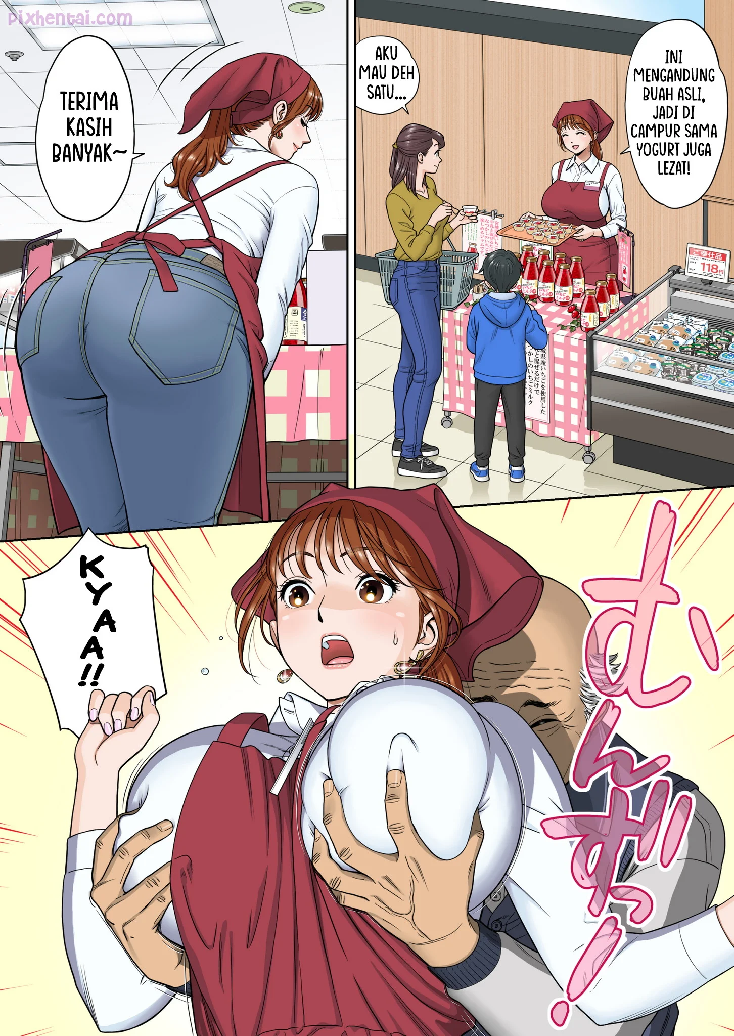Komik hentai xxx manga sex bokep Go Shishoku Ikagadesuka 3